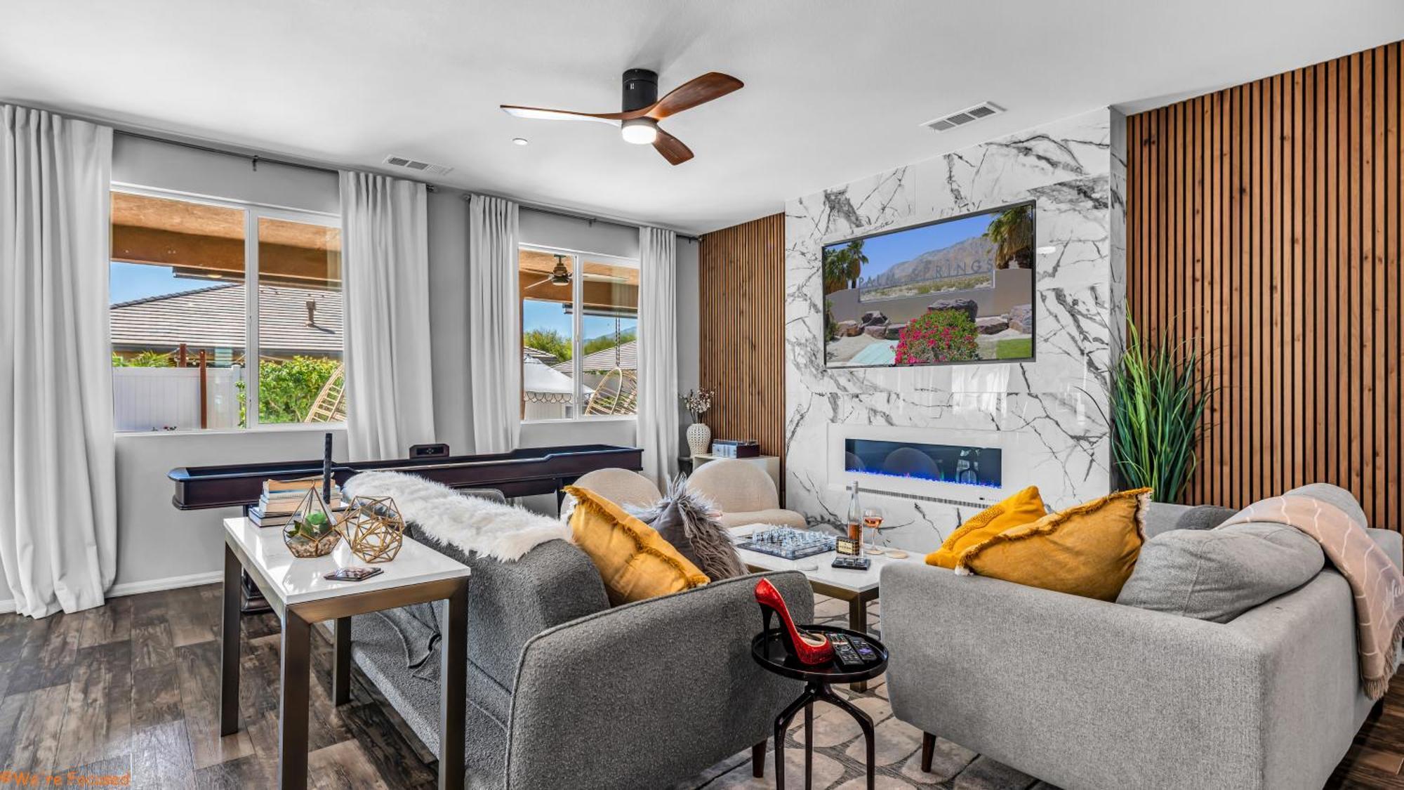 5Br3B Pool, 2Mi To Fstvals, Ev Chrgr, Gym, Games Villa Indio Eksteriør bilde