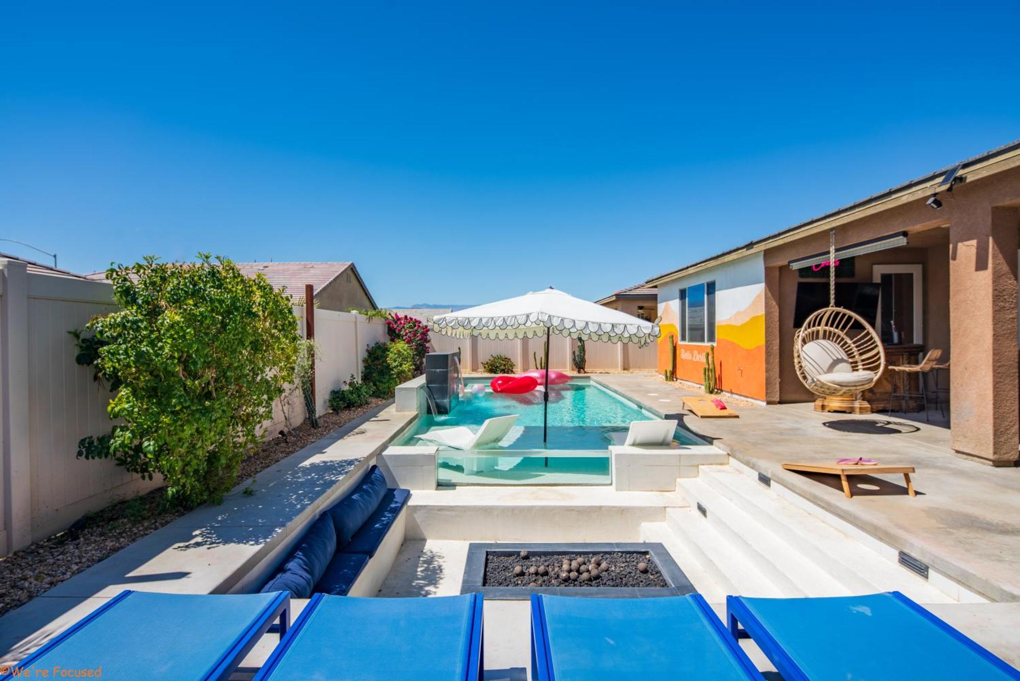 5Br3B Pool, 2Mi To Fstvals, Ev Chrgr, Gym, Games Villa Indio Eksteriør bilde