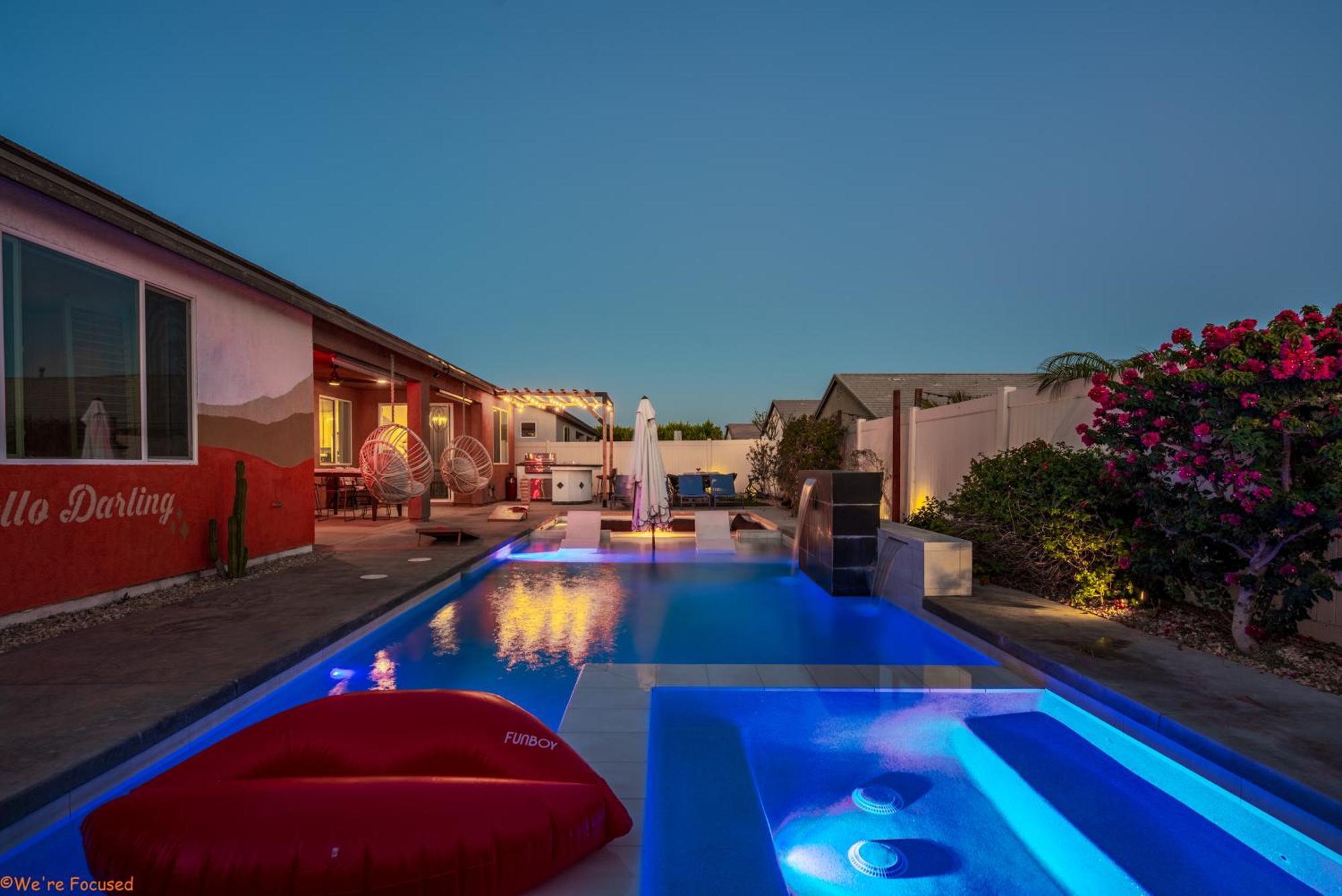 5Br3B Pool, 2Mi To Fstvals, Ev Chrgr, Gym, Games Villa Indio Eksteriør bilde